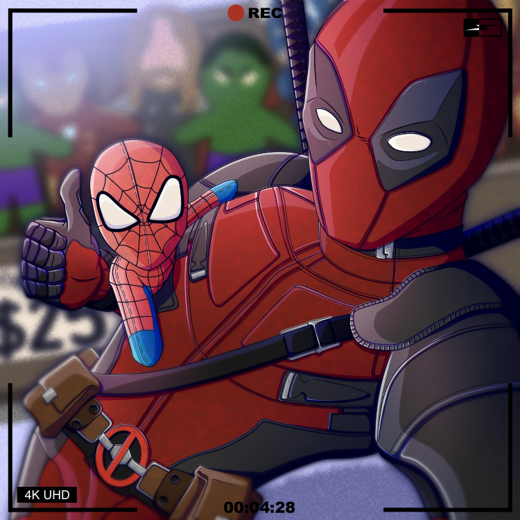 Dead Pool and Spidey Friend