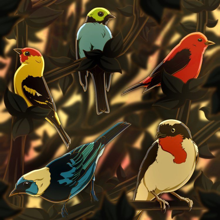 tanagers